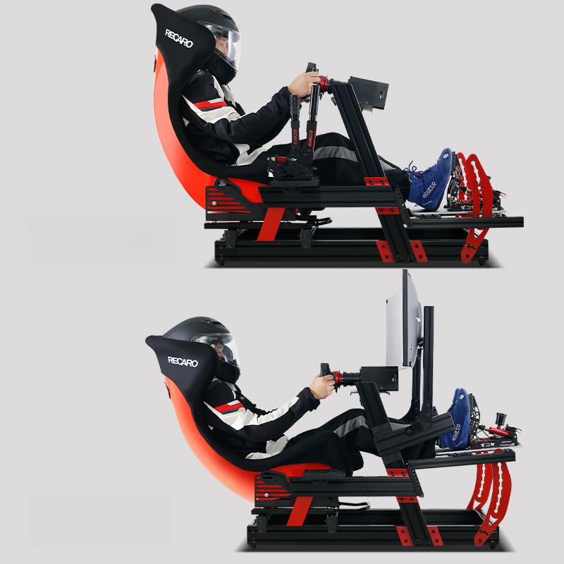 레이싱게임 레이싱휠거치대 고정 페달 시뮬레이터 장착 받침대 브라켓 좌석 게임의자 - 상세 이미지 3