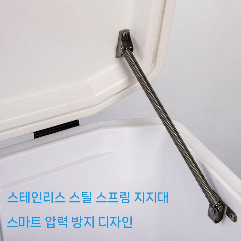 쿨러 하드쿨러 바퀴 캠핑 보냉박스 보관 캐리어 낚시용 차량용 대형 아이스쿨러 냉장 단열 - 상세 이미지 4