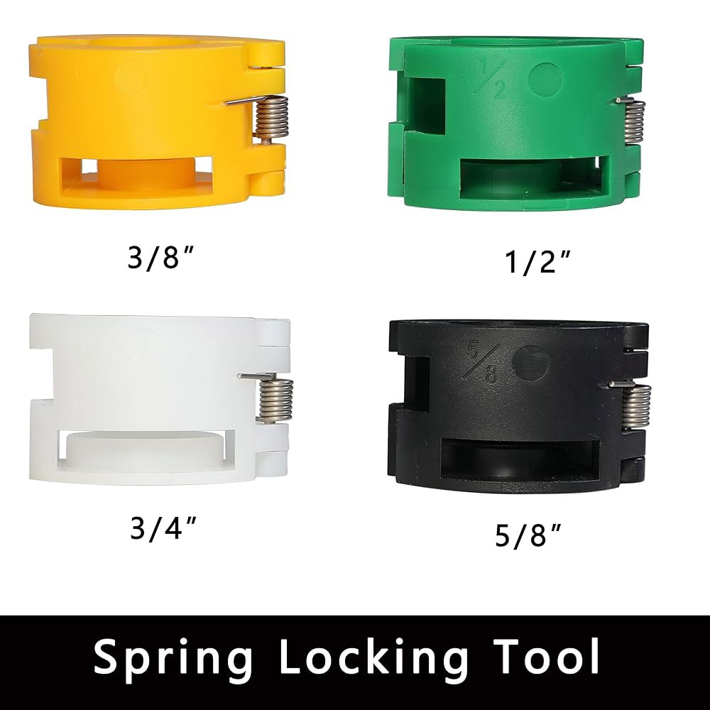 DPTOOL 에어컨 라인 분리 도구 A /C 연료 제거기 스프링 잠금 커플러 세트, 크라이슬러와 호환되는 포드 교체용 GM - 상세 이미지 3