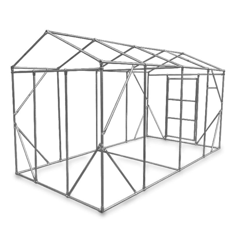 텃밭 강관비닐하우스 베란다 원예 간이창고 야외 아치형 간이온실 조립식비닐하우스 - 상품 이미지