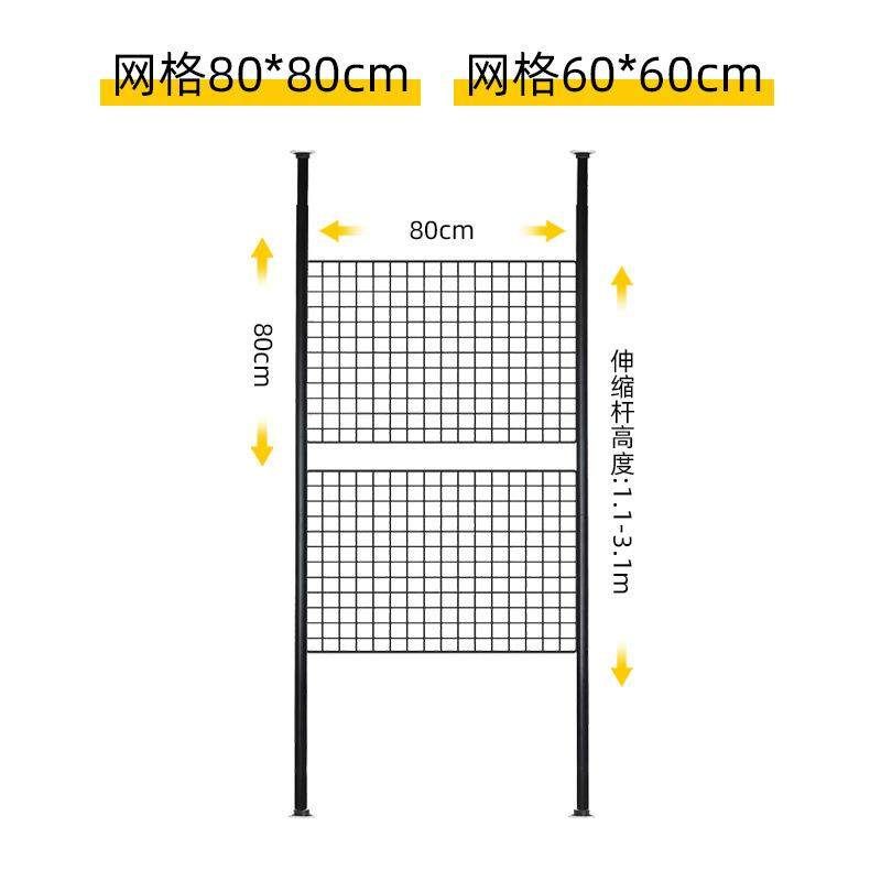 철망 메쉬보드 기타선반진열대 거치대 전시대 네트망 철제선반 파티션 앵글 스탠드 조립식 경량 - 상세 이미지 5