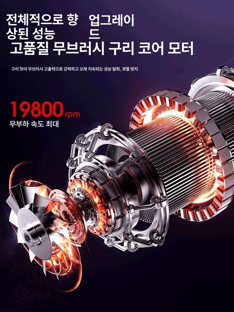 충전식 미니그라인더 휴대용 배터리 전동공구 앵글그라인더 전기 연삭기 작업 - 상세 이미지 4