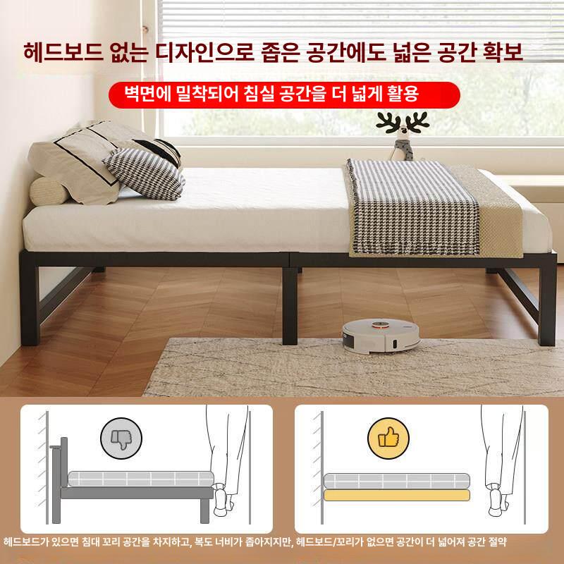 철제 조립식평상 데크 펜스 테라스 평상 침대받침대 프레임 받침대 - 상세 이미지 4