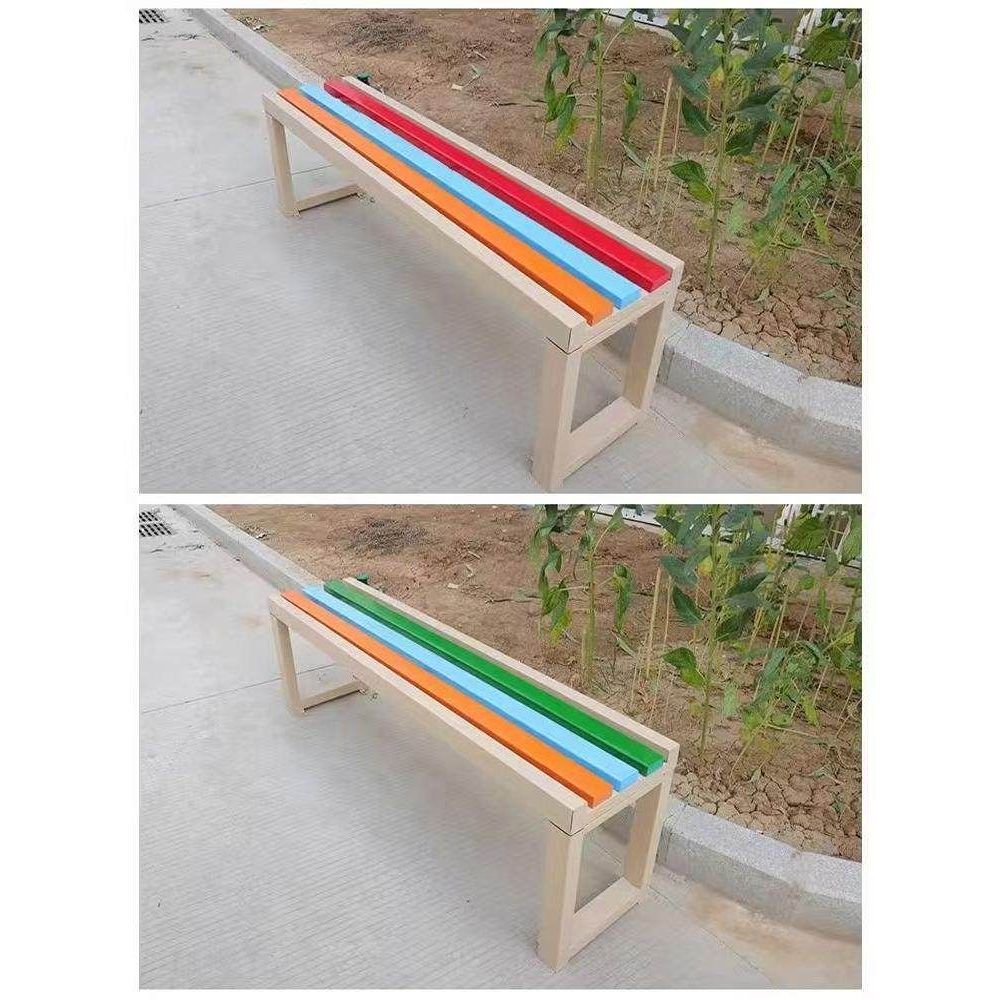 스테인레스 야외벤치의자 광장 휴게실 테라스 인테리어 학교 카페 벤치 흡연실 긴의자 야외용 - 상품 이미지