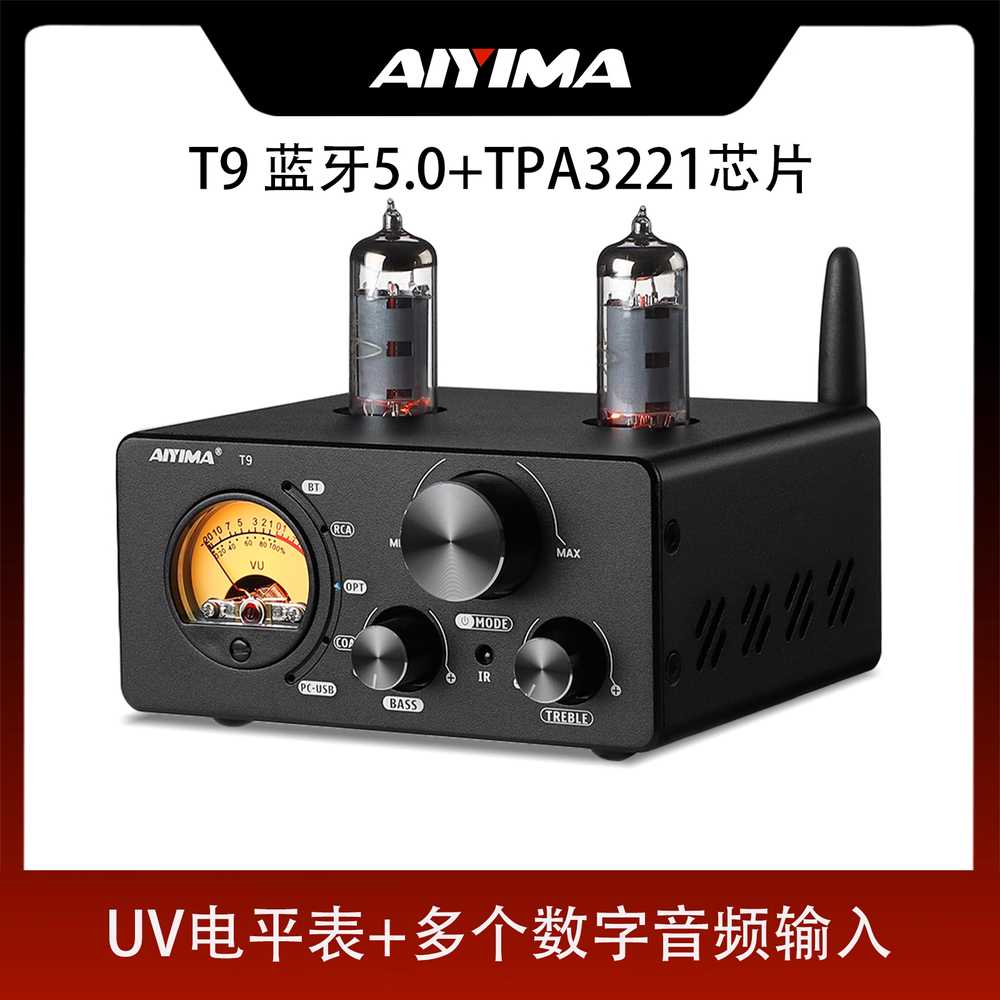 진공관 오디오 0 스피커 usb 밸브 t9 튜브 스테레오 엠프 헤드폰 프리앰프 파워 - 상세 이미지 2