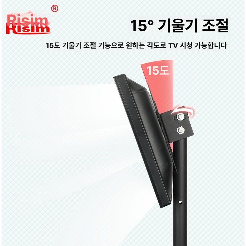 모니터암 듀얼 거치대 높이조절식 회전 거울 거치 데스크 스탠드 멀티탭 설치 - 상세 이미지 3