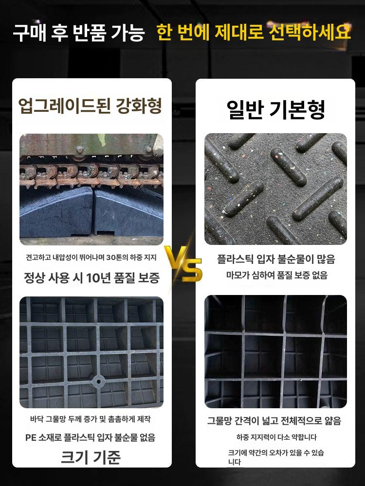 카업 차량진입판 경사판 높이 주차장 주차턱 차량진입발판 경사로발판 - 상세 이미지 4