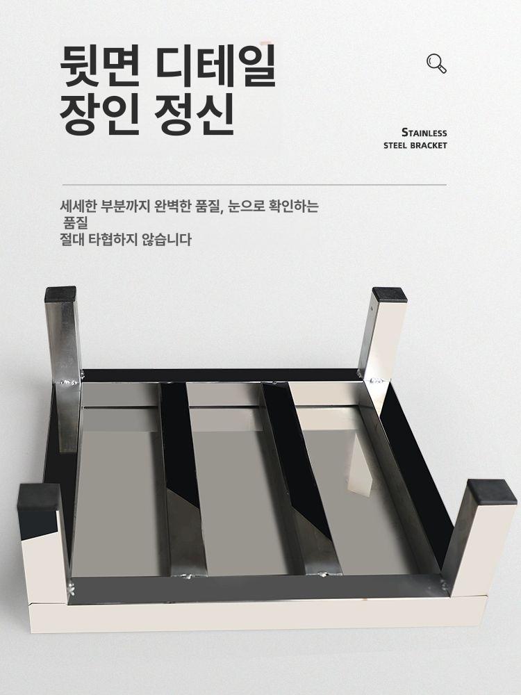스테인리스 화분받침대 스텐 계단식 식물 화분선반 거실 베란다 발코니 테라스 실내 - 상세 이미지 4