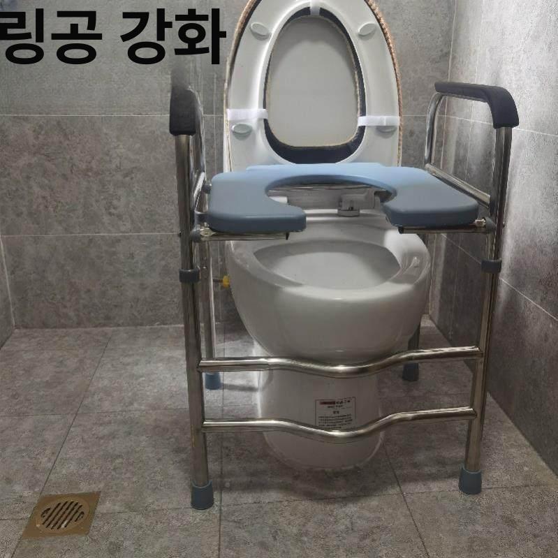 커버 키높이변기시트 환자용 노약자 좌변기 요양원 임산부 어르신 패드 보강 사이즈 - 상세 이미지 3