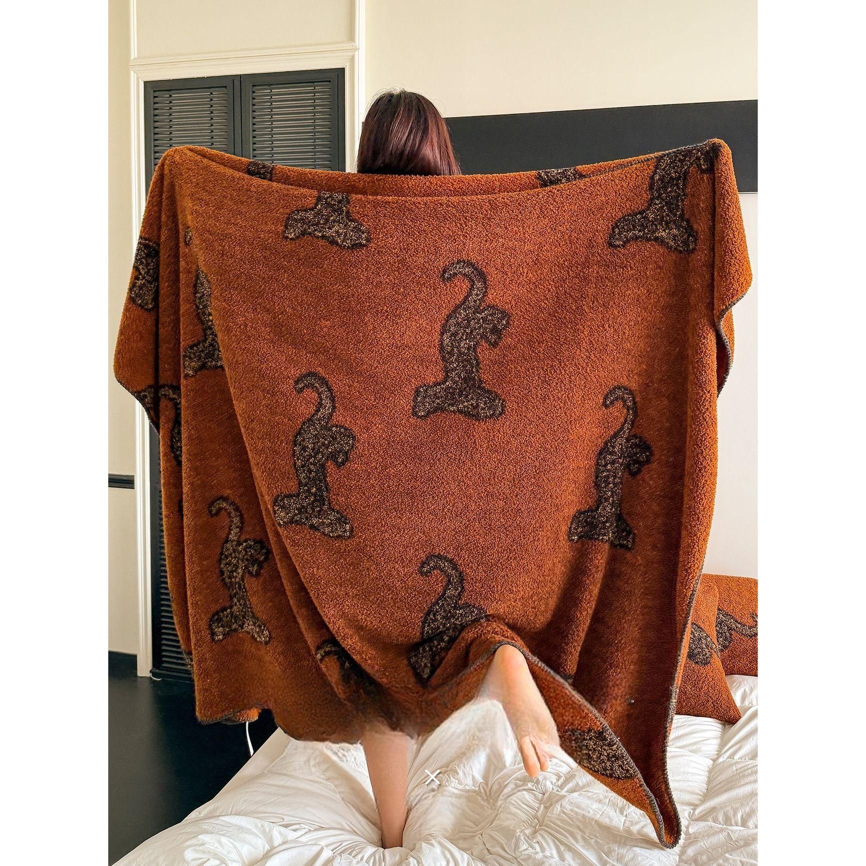 프리미엄 담요 플란넬 빈티지 소프트 여행 캠핑 선물 따뜻한 장식 양털 라운지 - 상품 이미지