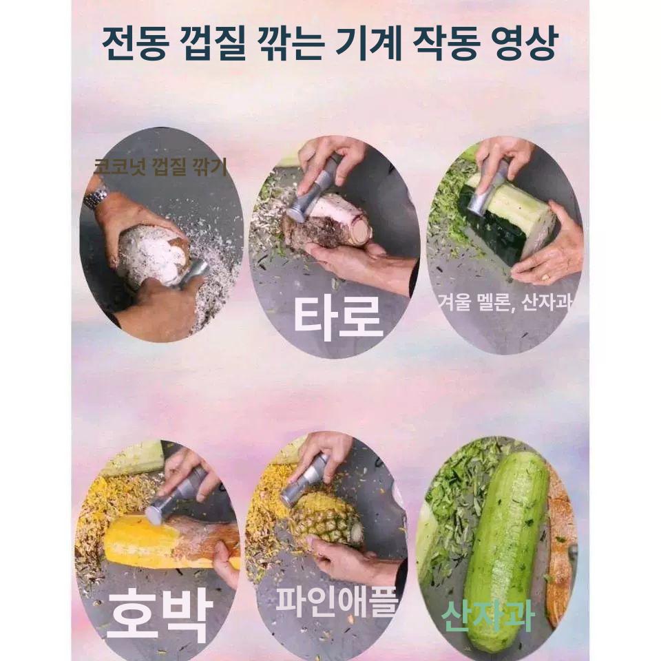코코넛껍질 벗기는 기계 산업용 호박 멜론 사탕수수 필링기 박피기 - 상세 이미지 2