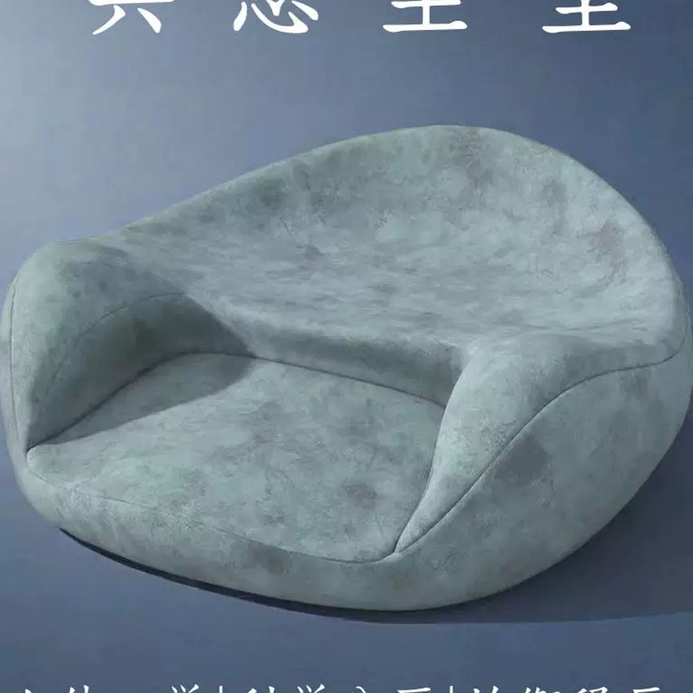 명상 방석 메모리폼 쿠션 좌식 스타리그레이 사무실 바닥 요가 - 상세 이미지 2