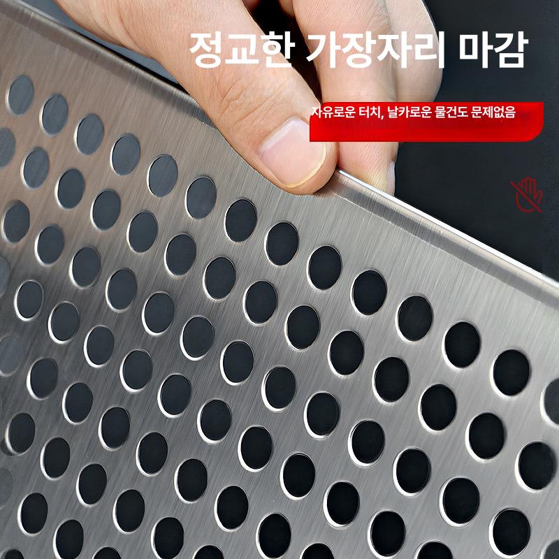 304 스텐 판 스테인레스 망 구멍 타공 발코니 강판 보드 스틸매트 - 상세 이미지 2