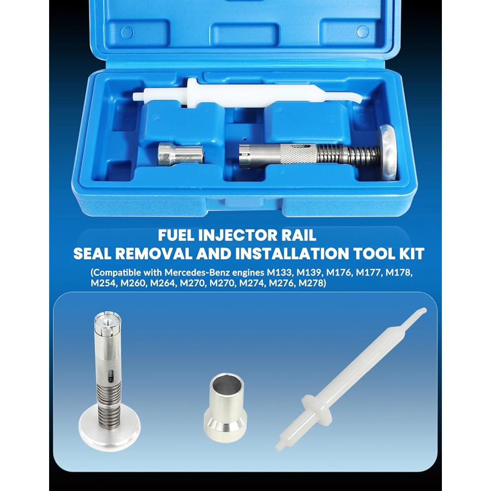 DPTool 연료 인젝터 레일 씰 제거 설치 도구 키트 메르세데스-벤츠 M133 M139 M176 M177 M178 M254 M260 M270 M274 M276 M278 엔진 드 - 상세 이미지 2