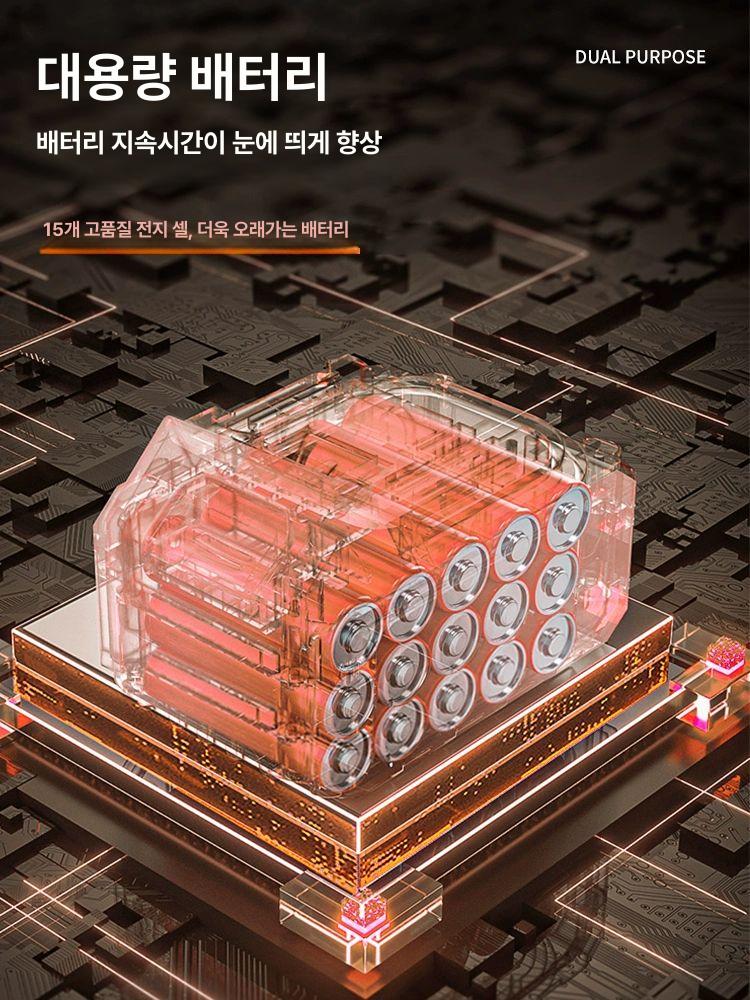 자동 구리스건 충전식 휴대용 구리스주입기 윤활유 그리스건 전기 배터리 전용 - 상세 이미지 5