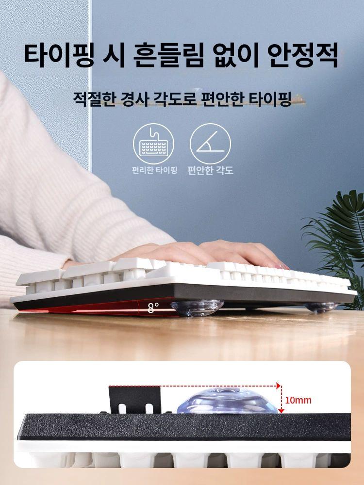 데스크 받침대 가정용 스탠딩 높낮이조절 사무실 스탠드 노트북 수납 서랍 정리 - 상세 이미지 5