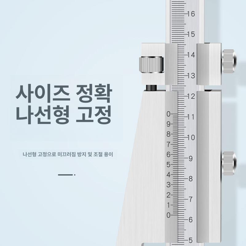 눈금자 측정기 다기능 틈새 프로파일 측정자 도구 쐐기형 윤곽 내경 밸브 범용 게 - 상세 이미지 3