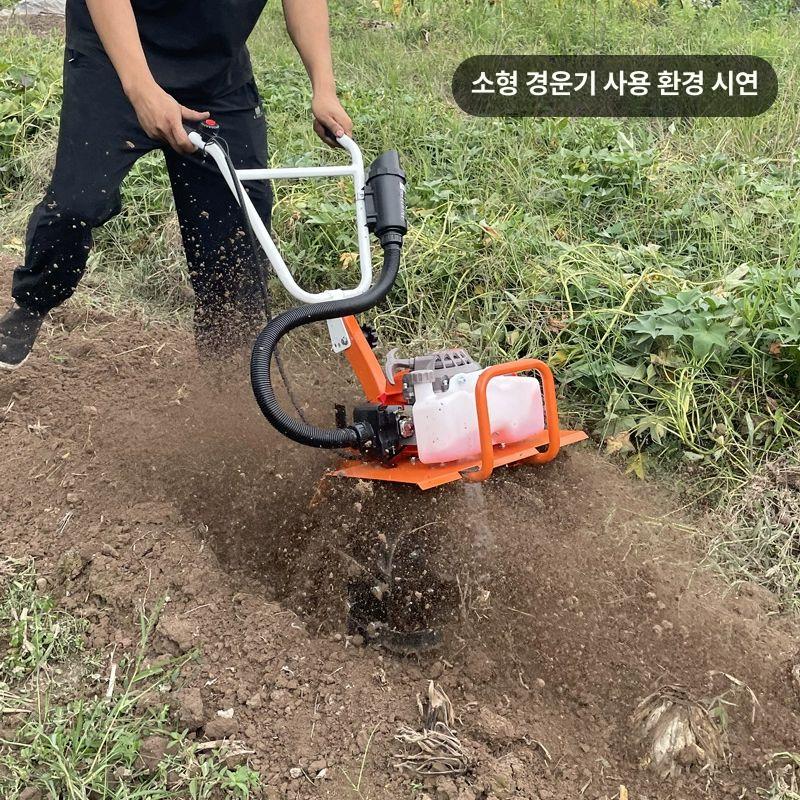 로타리 미니관리기 경운기 농기계 밭갈이 농업용 텃밭 경작 로터리 토양 엔진 제초 - 상세 이미지 2