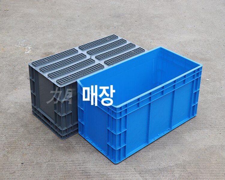 산업용 점보박스 플라스틱 대용량 적재 바구니 보관함 공구함 정리 점보상자 튼튼한 - 상세 이미지 3
