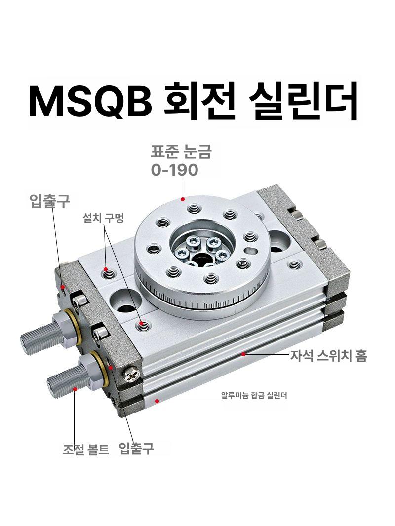 유형 실린더 유압 정밀 조절식 로터리 블레이드 공압 액추에이터 도 스윙 프레스 내장형 - 상세 이미지 3
