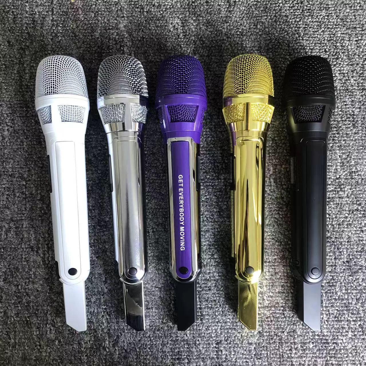 커스텀마이크 아이돌마이크 공연용 무선마이크 라이브 가수 핸드마이크 컬러 보컬 - 상품 이미지