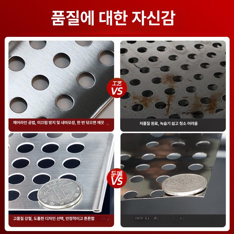 304 스텐 판 스테인레스 망 구멍 타공 발코니 강판 보드 스틸매트 - 상세 이미지 3
