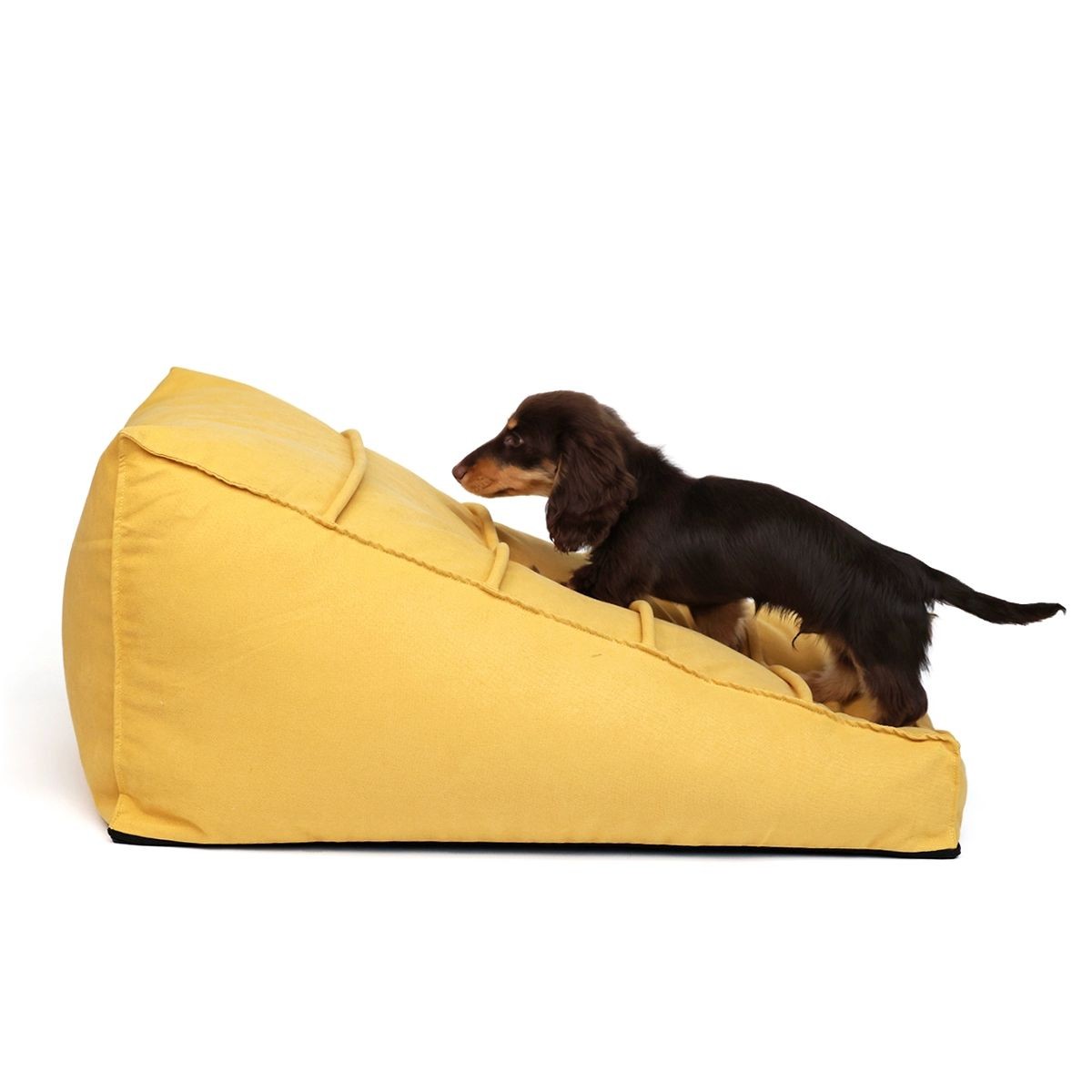 강아지침대계단 강아지계단 미끄럼방지 슬라이드 스텝 논슬립 원목 매트 - 상품 이미지