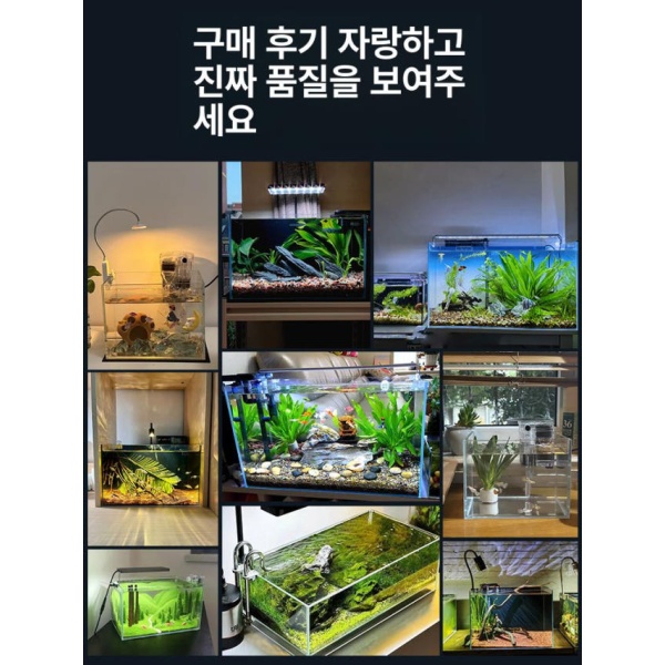 튼튼한 어항받침대 철제 수조 선반형 축양장 광폭 유리 50 x 27x30cm 5mm - 상세 이미지 5