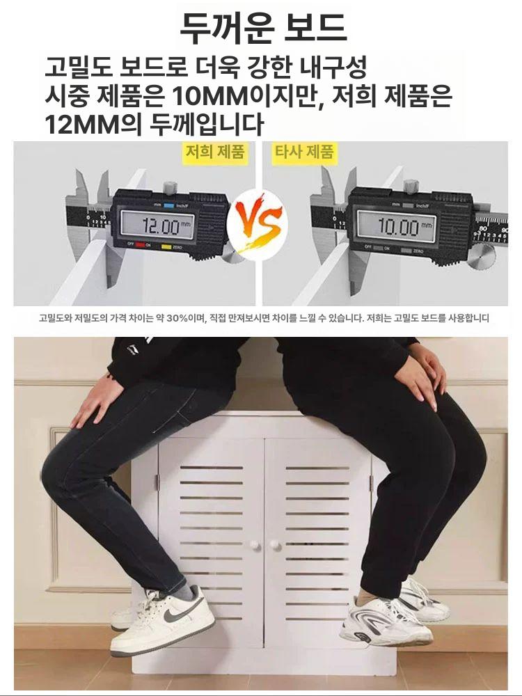 무타공 보일러커버 계량기 배관커버 가리개 온수기 분배기함 배관가림막 사각 - 상세 이미지 3