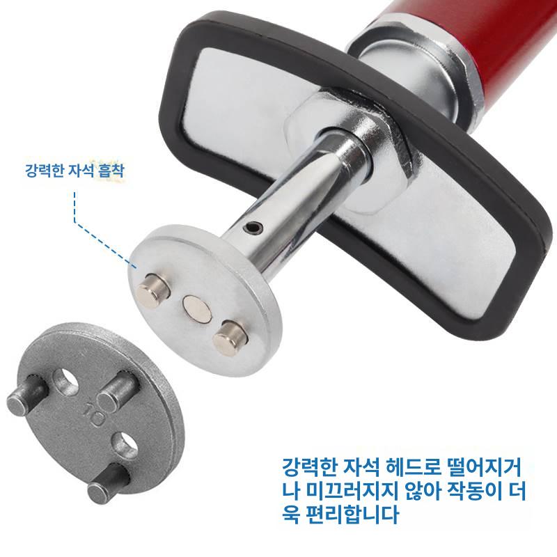 에어식 공구세트 브레이크패드 교체 분해 공압식 카센터 부품교환 분리 패드교환 툴킷 - 상세 이미지 3