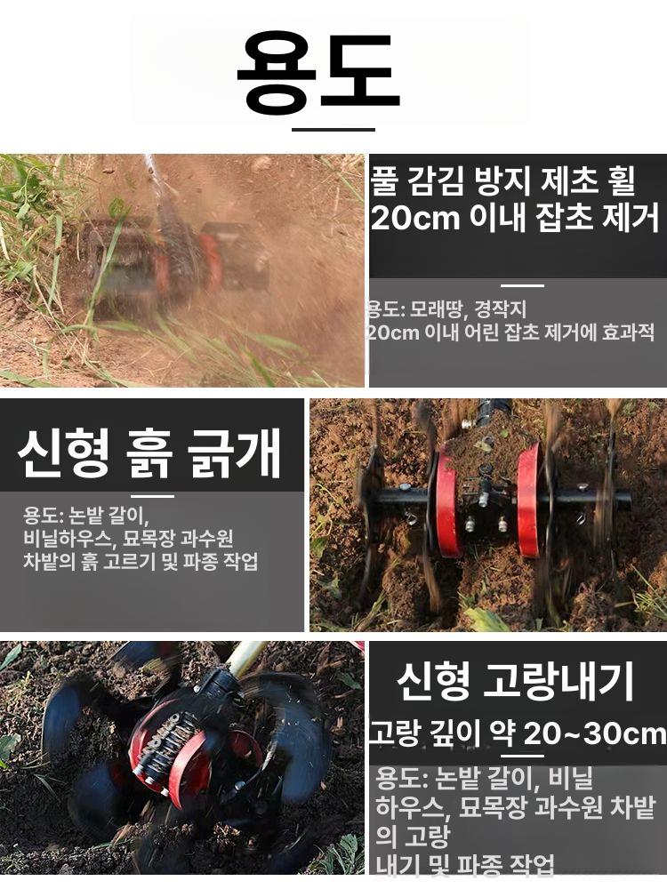 제거기 풀뽑는기계 전동 잔디관리 제초기 관리기 풀뽑기 정원관리 제초작업 원예 예초 - 상세 이미지 4