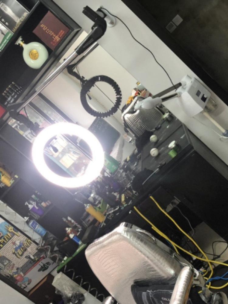 피부과 링조명 촬영용 셀카 스마트폰 거치대 영상 핸드폰 스탠드 촬영 셀카조명 비디오 방송 - 상세 이미지 4