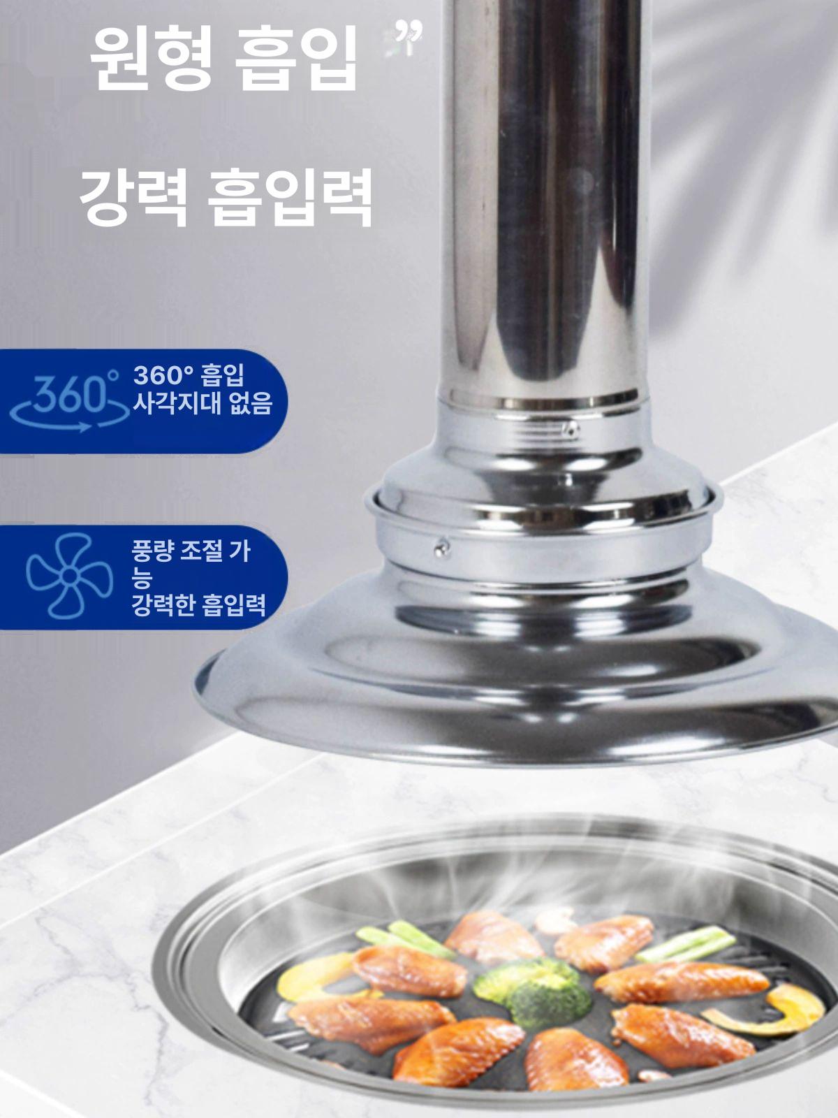 환풍기 삼고기집후드 모터 식당후드 닥트 송풍기 덕트팬 배관 환기 배기팬 배기구 - 상세 이미지 3