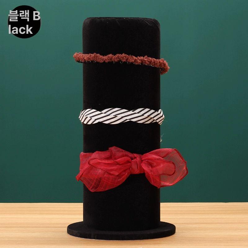 원목 계단식 머리띠 악세사리 보관대 거치대 헤어밴드 팔찌 선반 헤어핀 스탠드 - 상세 이미지 4