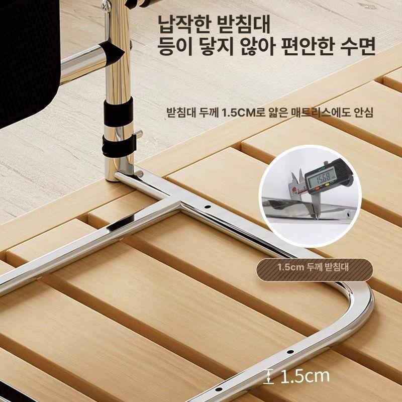 침대난간 노인낙상방지 안전 지지대 침상 보호 손잡이 휠체어 옆면 안심 가드 보조레일 - 상세 이미지 4