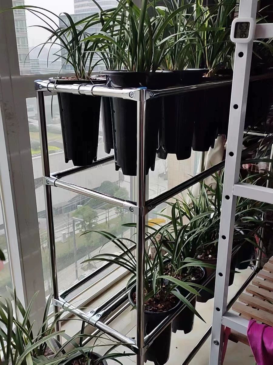 식물 화분대 난초 진열 스탠드 이동식 거치대 화초 받침대 - 상세 이미지 3