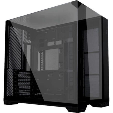[해외]리안리 PC 케이스 O11 비전 콤팩트 블랙-스틸-강화 유리 ATX 미드 타워 컴퓨터 케 O11 Vision Compact Black