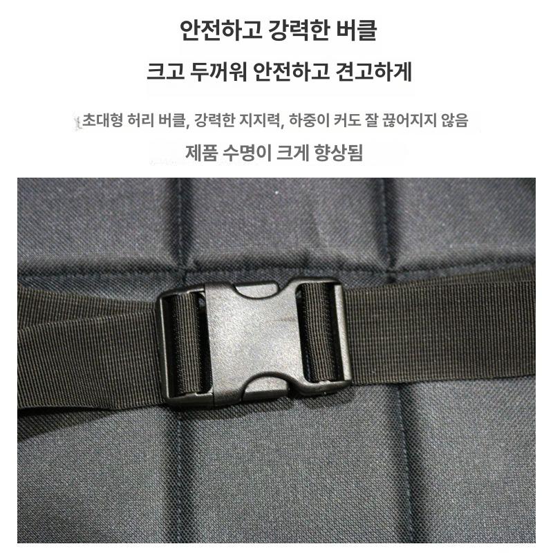 2인 의자형 성인 리프팅 블랙 환자 프리사이즈 발판 리프트 스탠다드 어르신 안전벨트 - 상세 이미지 3