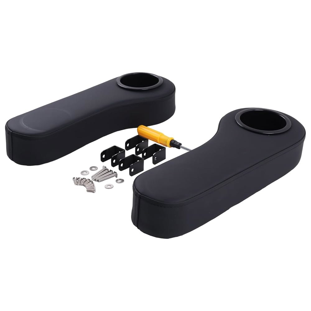 조모이츠 2X 골프 카트 팔걸이 음료 컵 홀더, EZGO 뒷좌석 TXT48 RXV PDS 메달리스트 마라톤과 호환됨 - 상세 이미지 3