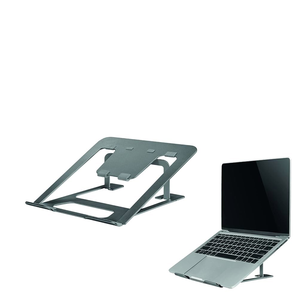 NewStar 노트북 책상 25.4cm(10cm), 그레이 그레이, 43.2cm(17cm), 스탠드, W125858500(에르고노믹) 스탠드(에르고노믹) 254-431.8 노트북, - 상세 이미지 2