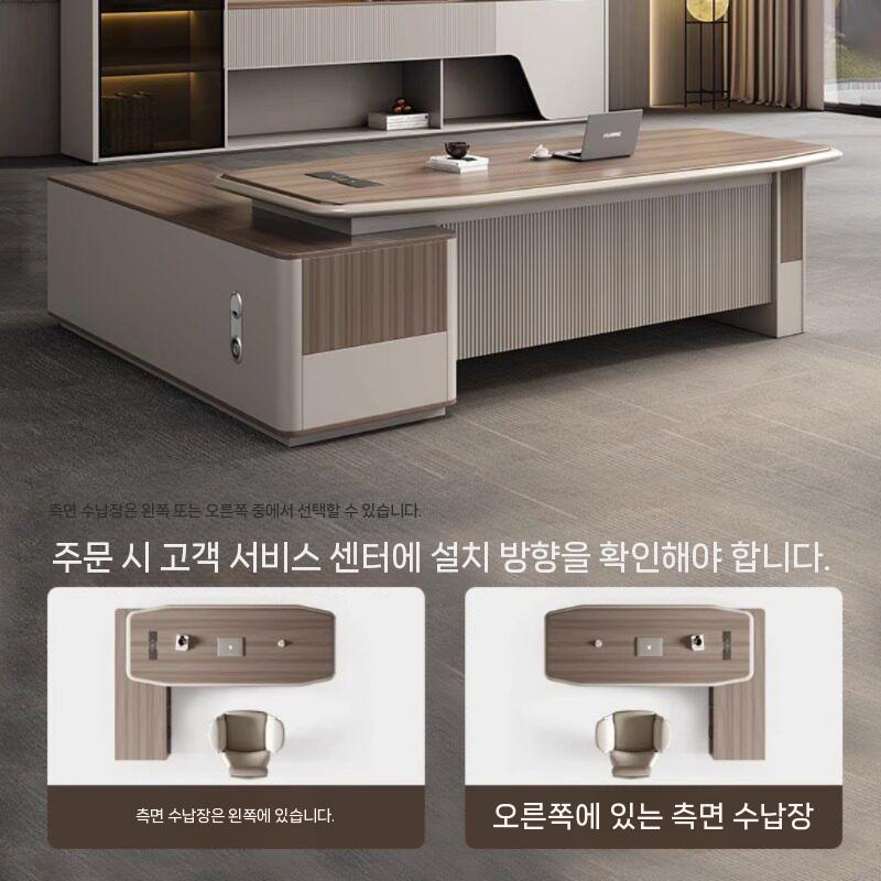 공부책상 책상세트 일반책상 원룸 조합 감독자 사무용일반책상 데스크 일반형 테이블 컴퓨터 - 상세 이미지 3