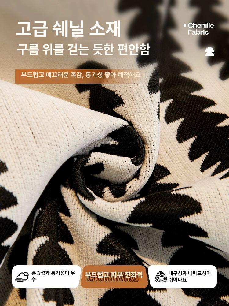 패드 대형쇼파커버 부드러운 구름 극세사 겨울 덮개 토퍼 방석 토끼털 따뜻한 - 상세 이미지 2