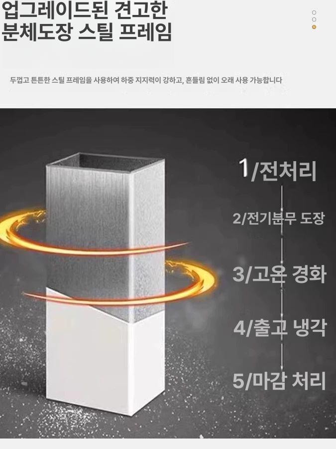 2단 컴퓨터책상 선반 사무용 이동식 조립형 학생책상 학생용 공부 게이밍책상 모던 - 상세 이미지 4