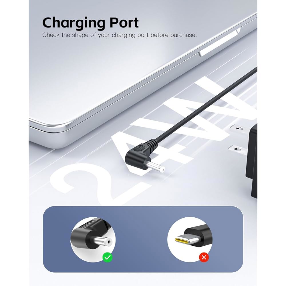 Superer 12V 2A Fit GWTN15611BK Laptop Gateway GWTC1162BK for GWTC1162BL Model Charger SAW30A1202000U - 상세 이미지 3