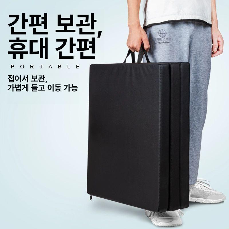 다기능 매트 접이식 휴대용 쿠션 패드 훈련 여행 캠핑용 풍선 뒷좌석 트렁크 - 상세 이미지 4