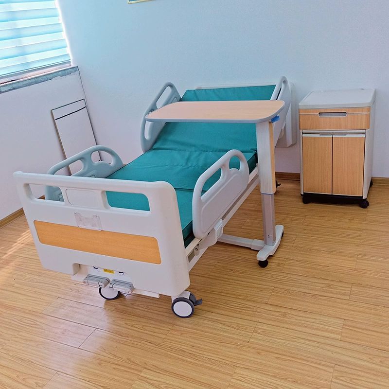 높이조절 침대 옆 테이블 병원용 이동식 보조 책상 의료기기 침대탁 - 상세 이미지 5