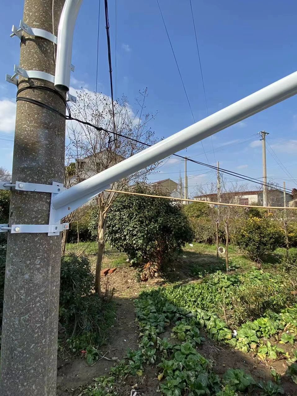 폴대 가로등암대 전신주 보안등주 정원등 직관 지주대 기둥 - 상세 이미지 4