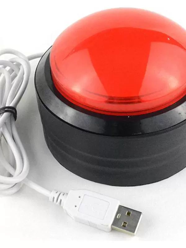 게임용 버튼 USB 엔터 응답기 스페이스바 바 버저버튼 소형 컴퓨터 버저 결정 복권 부저 - 상품 이미지