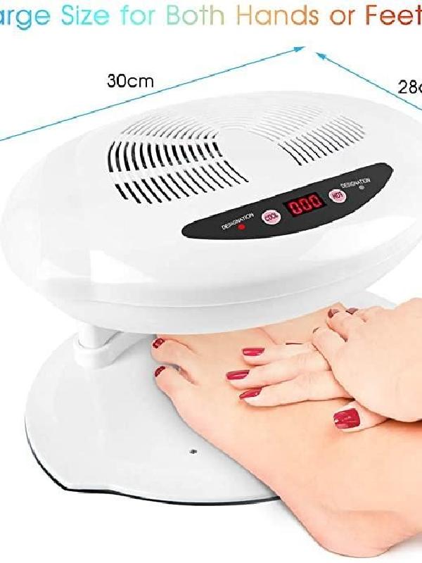 매니큐어 건조기 송풍 경화 네일샵 네일드라이어 바람 말리기 온풍 속눈썹 - 상세 이미지 3
