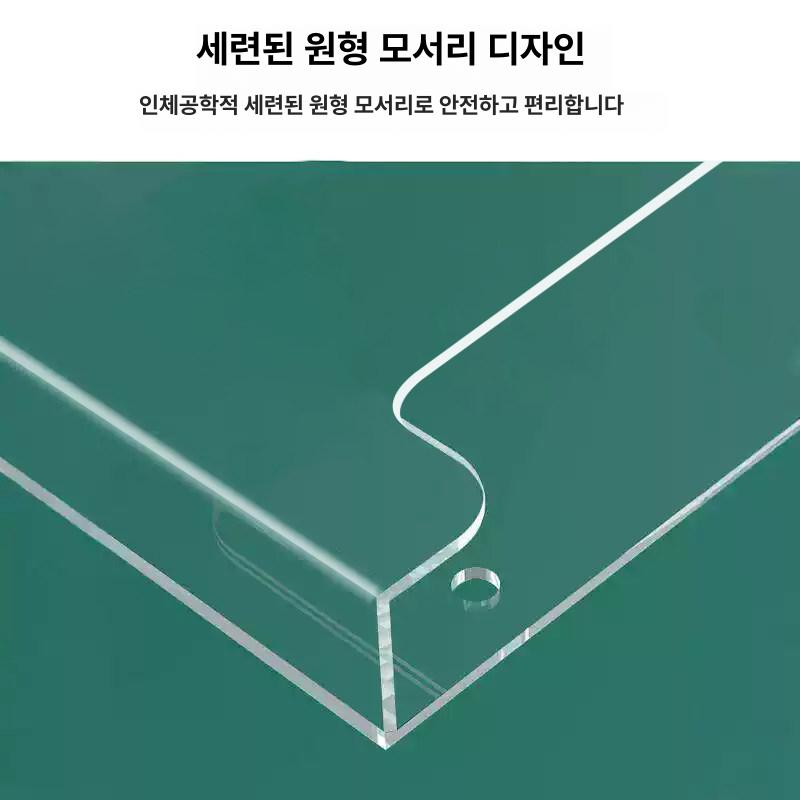 벽걸이 아크릴 서류 벽꽂이 보관함 폴더 두꺼운 마그넷 수납함 회사 세로형 물류 - 상세 이미지 4